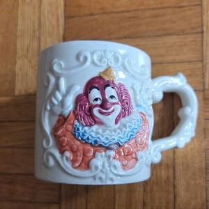 Vintage 1982 Clown Coffee Tea Cup, Mug, Japan Circus Clown Mug